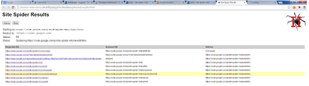 Site Spider Extension