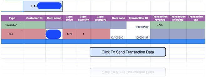 Measurement Protocol Syn Excel File