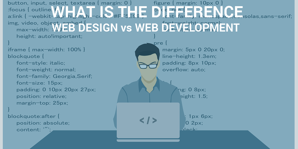 Web Designer Vs Web Development - Image